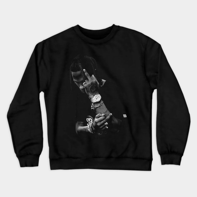 hiphop rapper Crewneck Sweatshirt by rotra